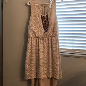 Crochet style dress